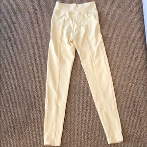 Yellow Live The Process leggings
